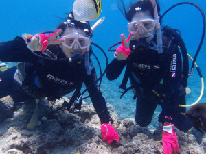 2013.07.03　真栄田岬青の洞窟体験ダイビング
