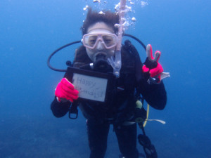 2013.07.11　砂辺ビーチ　ファンダイビング　バースデーダイブ