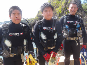 2013.07.28 真栄田岬　青の洞窟　体験ダイビング