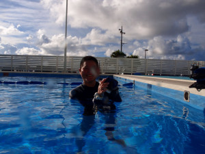 2013.09.11 プール ダイブマスター講習