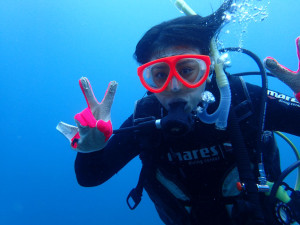 2014.08.04　真栄田岬ビーチ　体験ダイビング