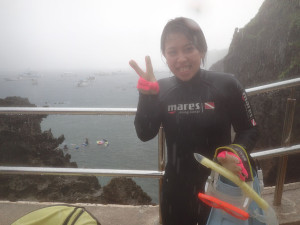 2014.08.04　真栄田岬ビーチ　体験ダイビング