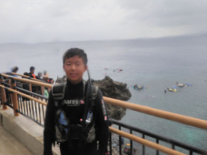 2014.08.15 真栄田岬ビーチ　ジュニア・オープン・ウォーター・ダイバー・コース