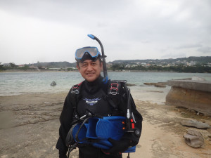 2015.04.13　奥武島ビーチ　ドライスーツ・ダイバーSPコース