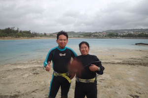 2015.08.08 奥武島ビーチ　ファンダイビング