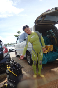 2015.08.09 真栄田ビーチ　ファンダイビング