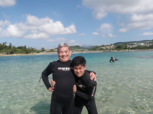 2015.09.19　奥武島ビーチ　スノーケル＆体験ダイビング