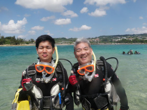 2015.09.19　奥武島ビーチ　スノーケル＆体験ダイビング