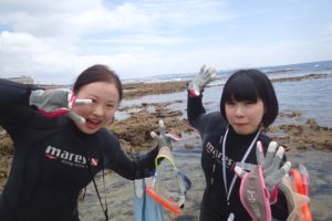 2017.05.26　砂辺ビーチ　体験ダイビングコース