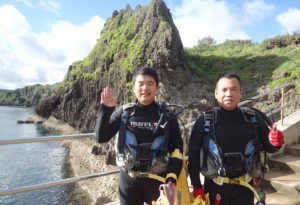 2017.07.05　真栄田岬ビーチ　OWDコース