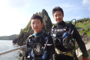 2017.08.08　真栄田岬ビーチ　ＯＷＤコース