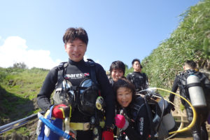 2017.08.13　真栄田岬ビーチ　スノーケル＆体験ダイビングコース