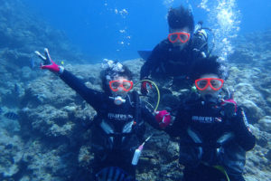 2017.08.13　真栄田岬ビーチ　スノーケル＆体験ダイビングコース