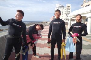 2017.11.06　砂辺ビーチ　体験ダイビング＆ファンダイビング