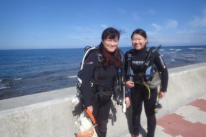 2018.07.08　砂辺ビーチ　OWDコース＆付き添いファン