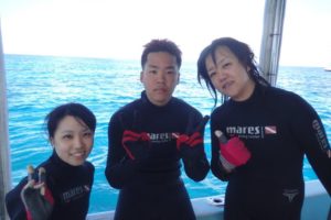 2018.08.05　チービシボート　体験ダイビングコース