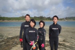 20180823　奥武島ビーチ　体験ダイビング＆ファンダイビング