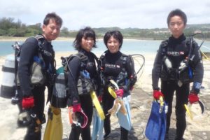 20180823　奥武島ビーチ　体験ダイビング＆ファンダイビング