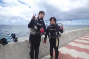 2018.09.01　砂辺ビーチ　体験ダイビングコース